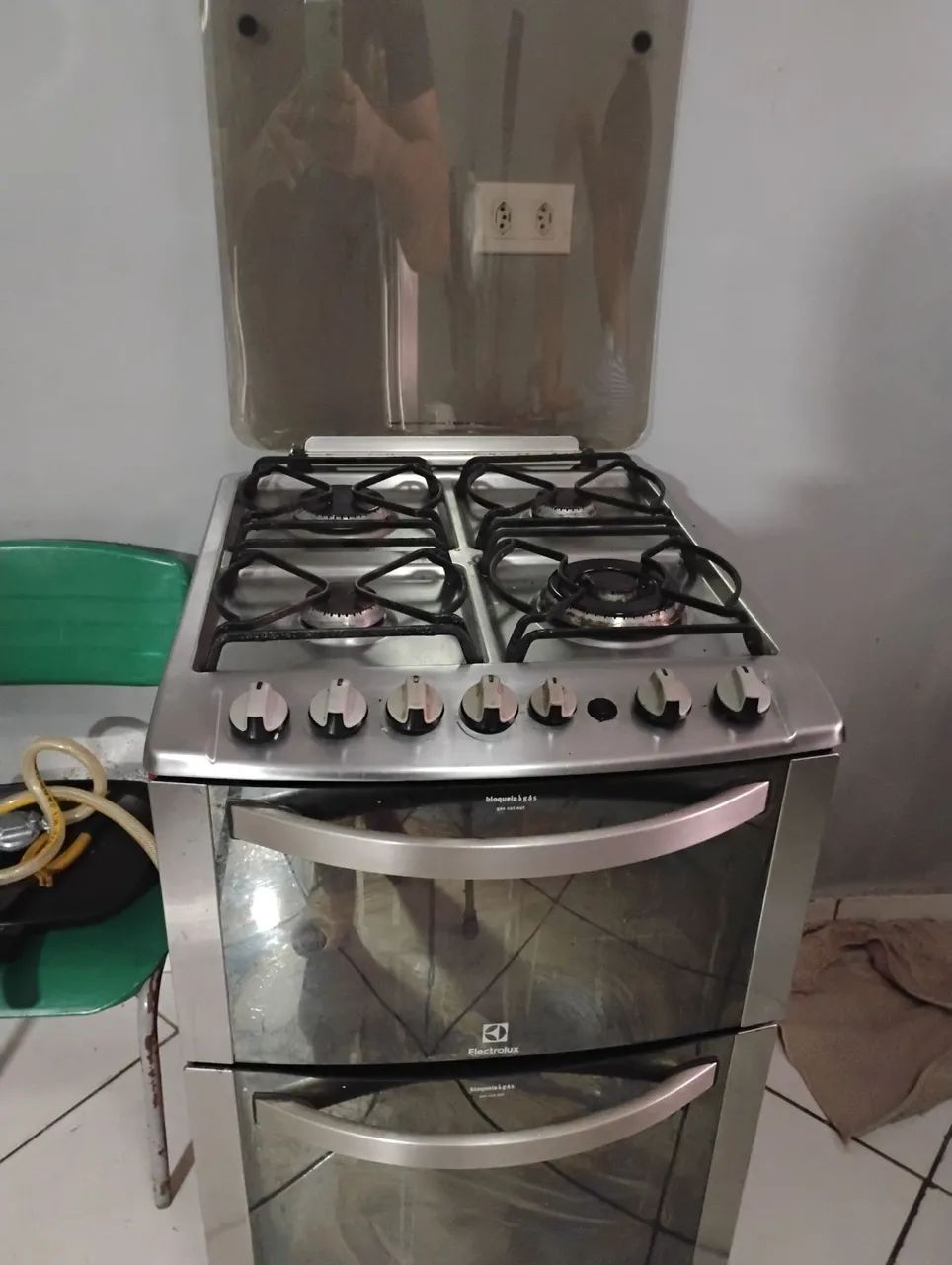 Fogão 4 Bocas com Forno Duplo Electrolux - Foto 3