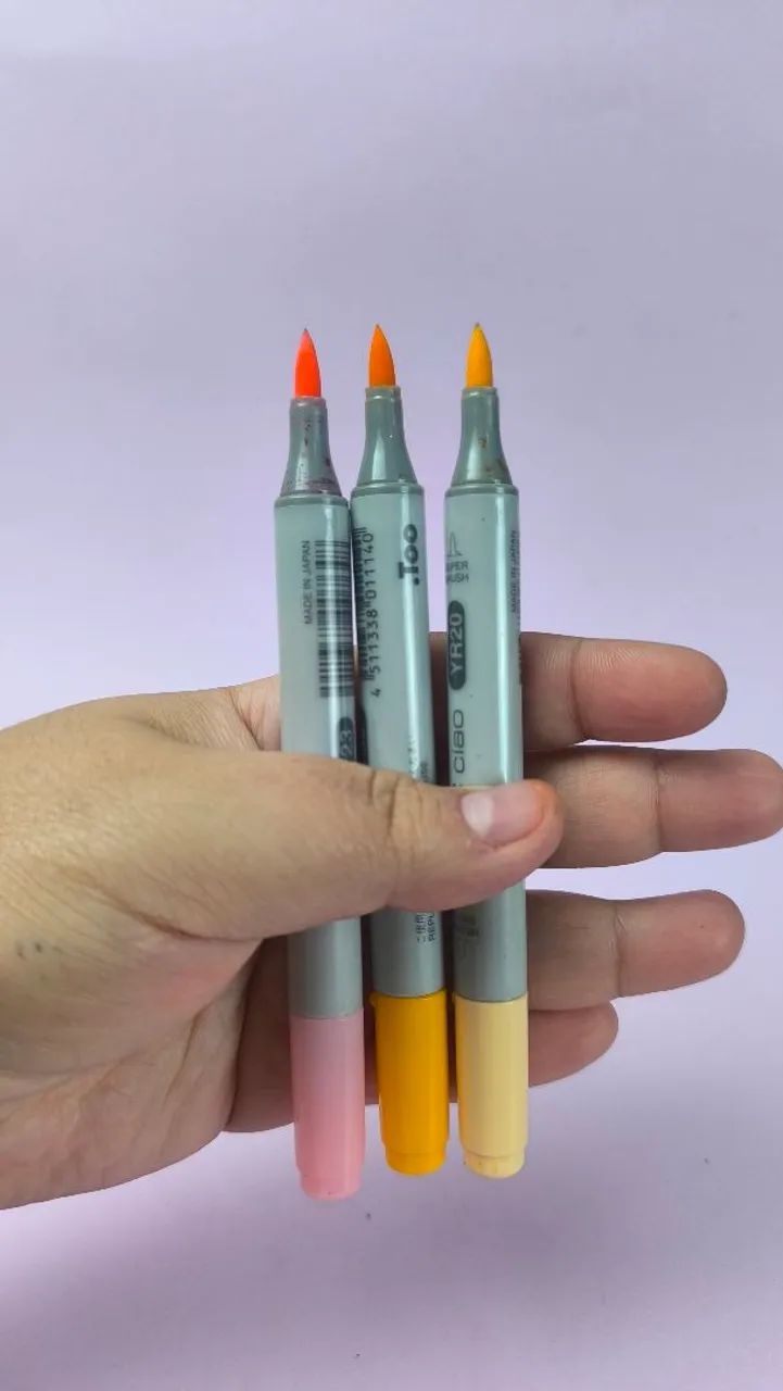 Kit de canetas copic totalmente recarregada. 64220025262978124