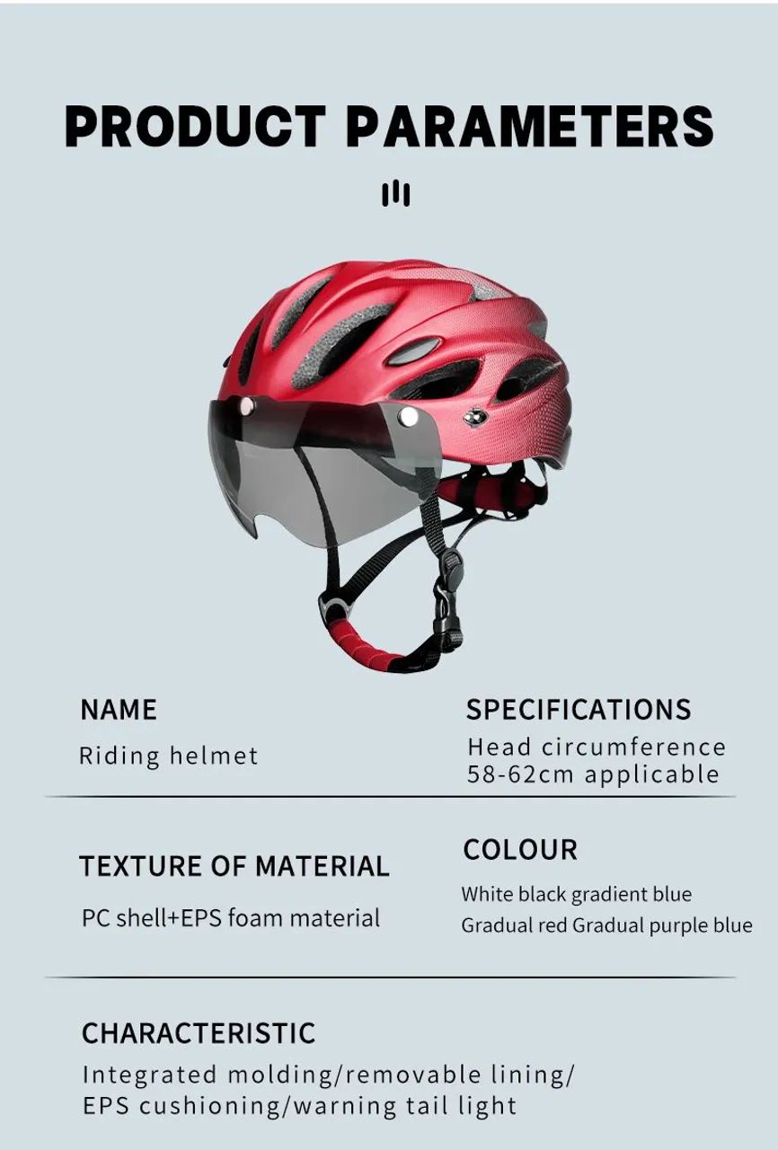 Capacete de ciclismo X-tiger Com Viseira - Foto 4
