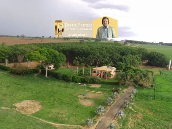 Sítio para venda 18 alqueires, casa com 120 m2 com 2 quartos em Centro - Buritama - SP
