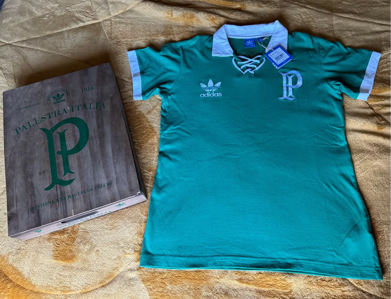 Camiseta Palmeiras Adidas Palestra Itália 1914