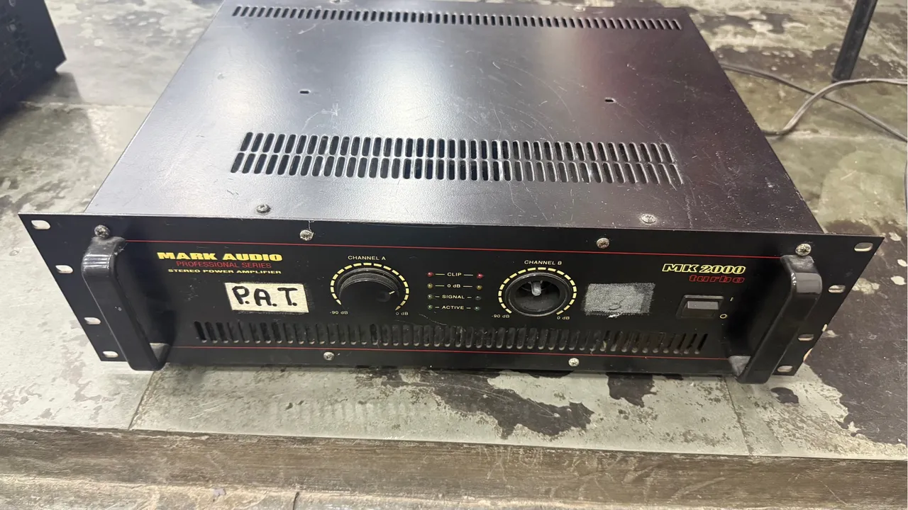 Amplificador de Potência Mark Audio MK2000 Turbo