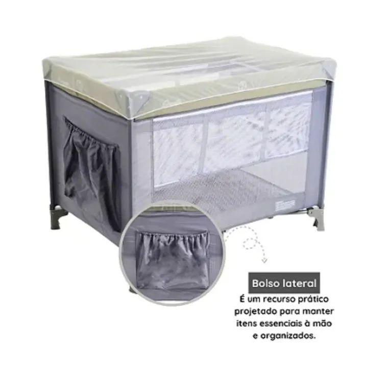 Berço Portátil e Chiqueirinho Burigotto Sonata. - Foto 2