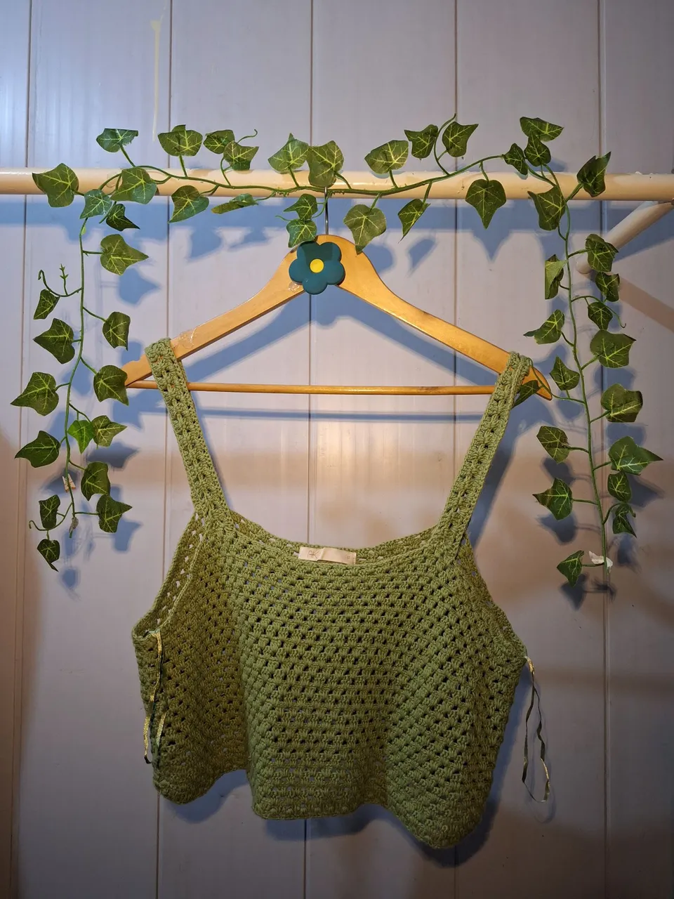  Cropped de Crochê Verde