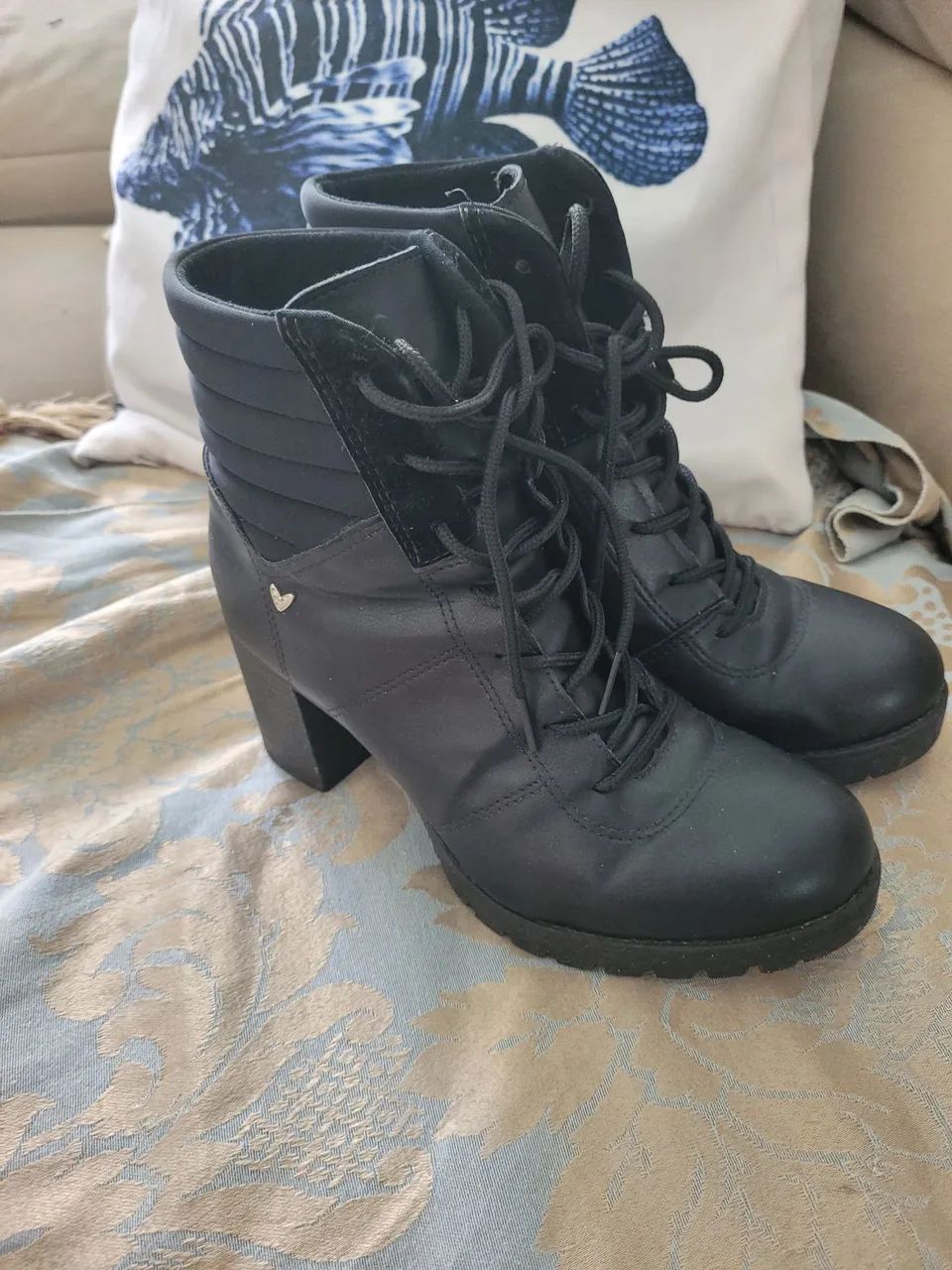 Bota Preta 37 - Foto 2