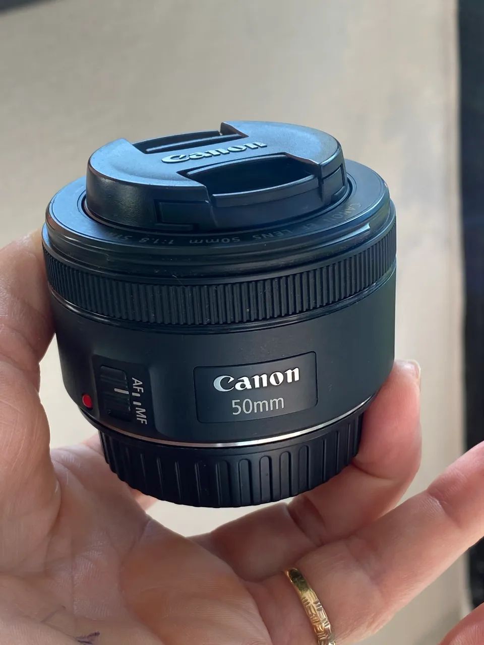 Lente 50mm Canon seminova  top - Foto 2