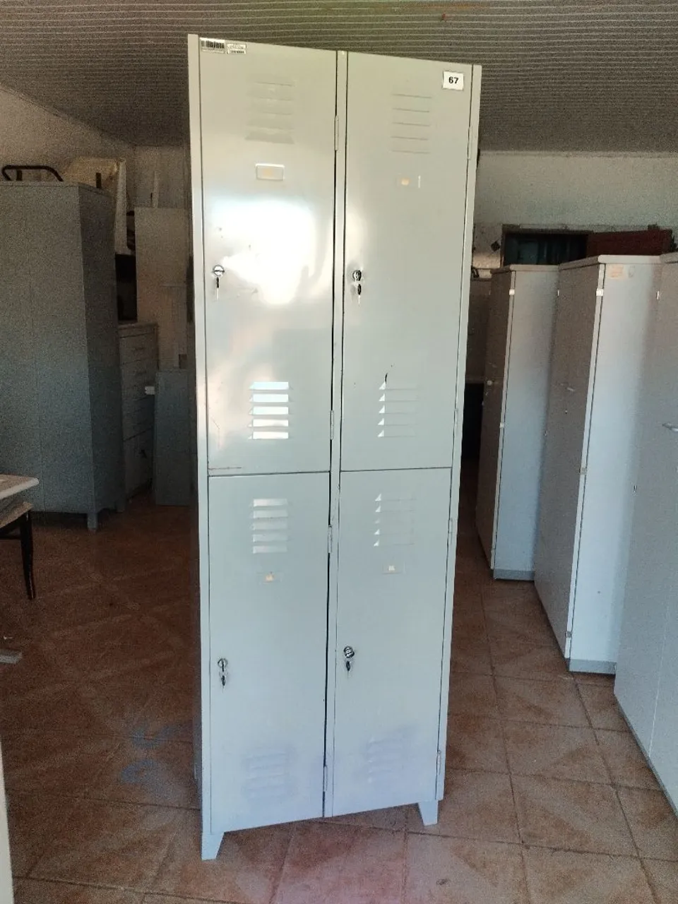 Armário de Aço para Escritório - 4 Portas