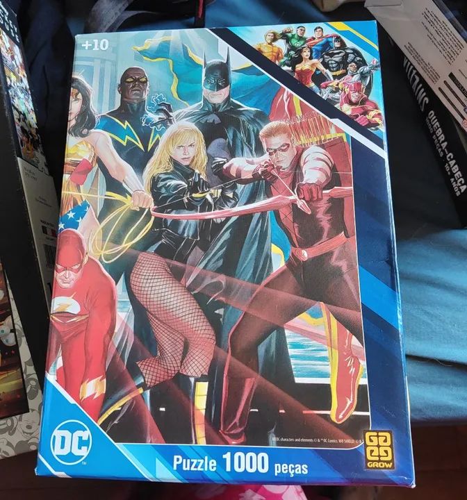 Liga da justiça 1000 peças 