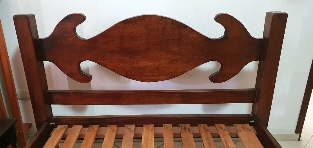 Cama de casal rústica. - Foto 3