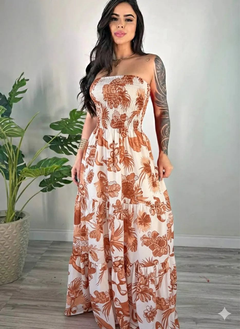 Vestidos lastex longo  - Foto 4