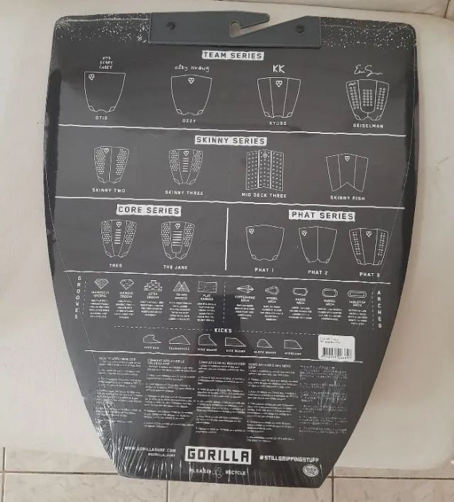 Deck Surf Gorilla Grip Importado modelo Jane 3 peças  - Foto 3