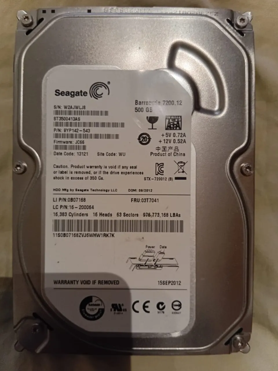 HD 500 gb - Seagate