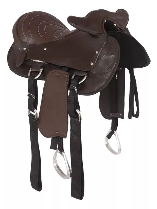 Sela Completa Para Cavalo - Couro Legítimo - Foto 2
