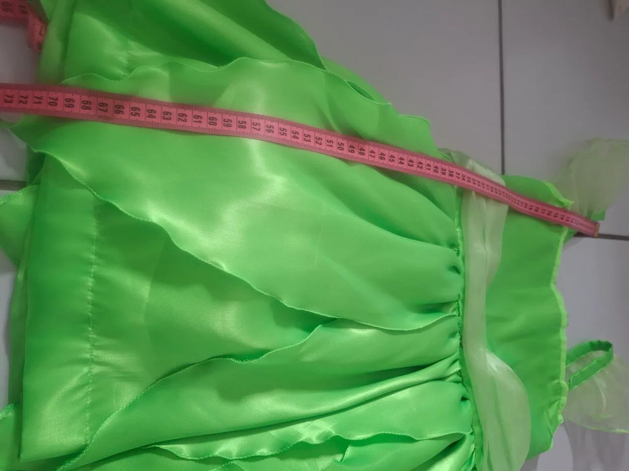 Vestido Infantil Verde - Perfeito para Festas! - Foto 4