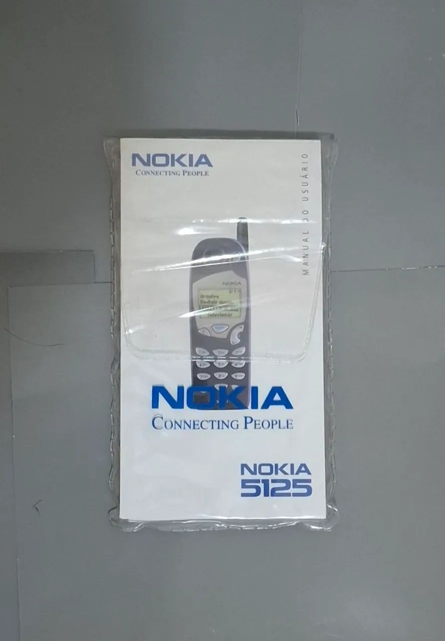 Manual do Usuário Raríssimo Celular Nokia 5125 Original Com Todos os Termos e Embalagem