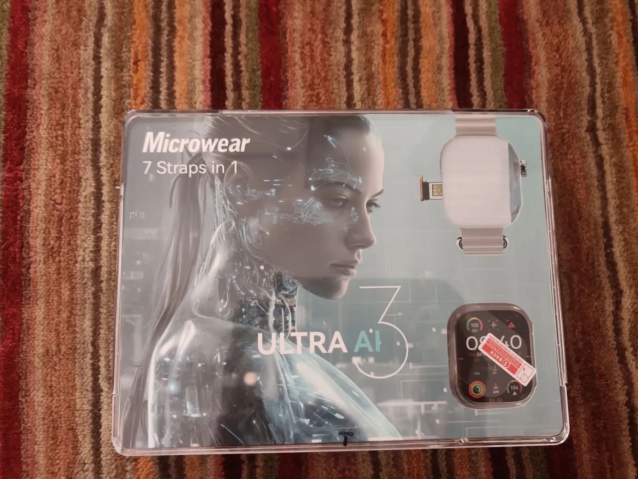 6 Pulseiras, 1 película de vidro e um case smartwatch 49mm - Foto 2