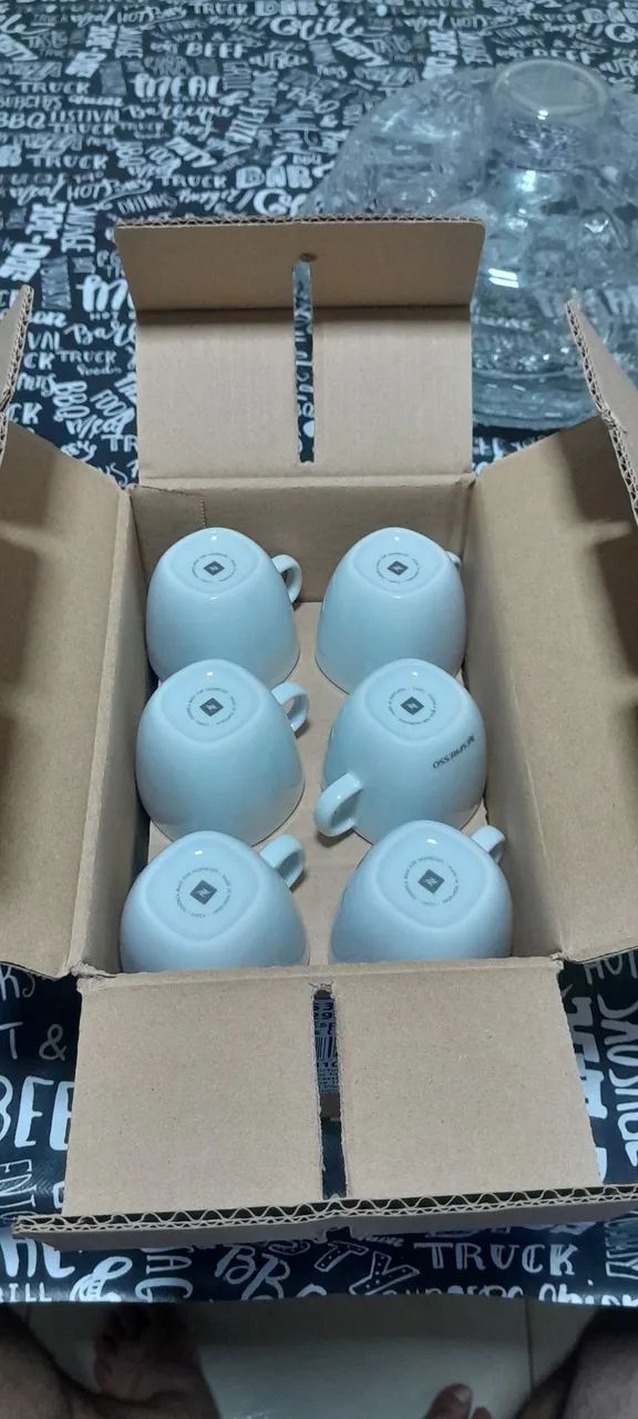 Jogo de Xícaras de Café - 12 Peças