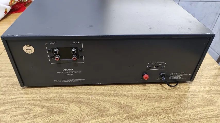 Tape Deck Polyvox Polivox CP 850D Bem conservado. - Foto 3