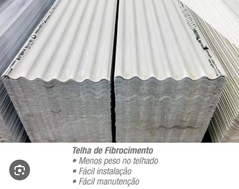Telhas de Fibrocimento Leves e Duráveis