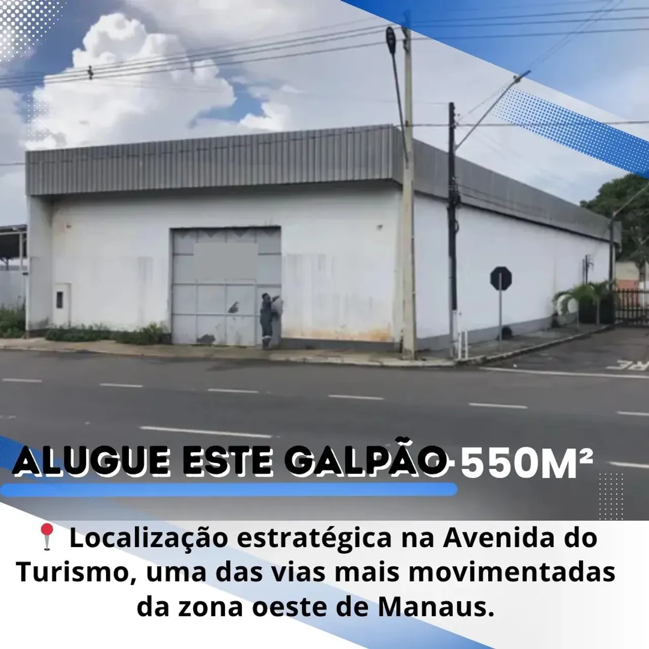 Galpão / Depósito / Armazém para Locação 550m² Tarumã, Manaus/AM