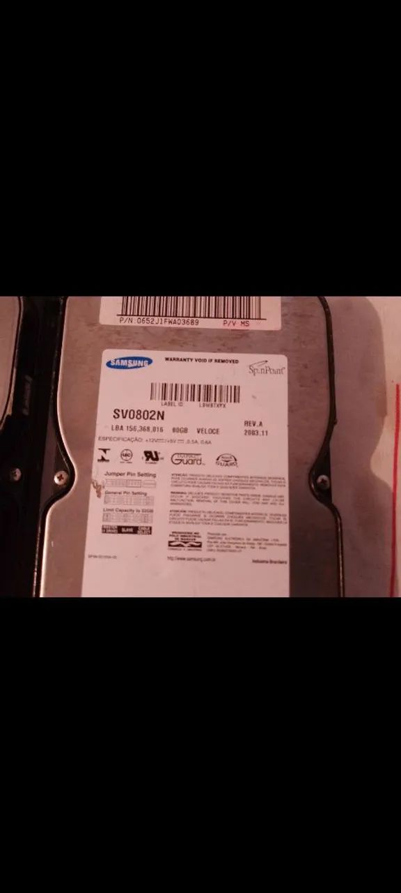 HDs Samsung 40 e 80 GB  - Foto 6