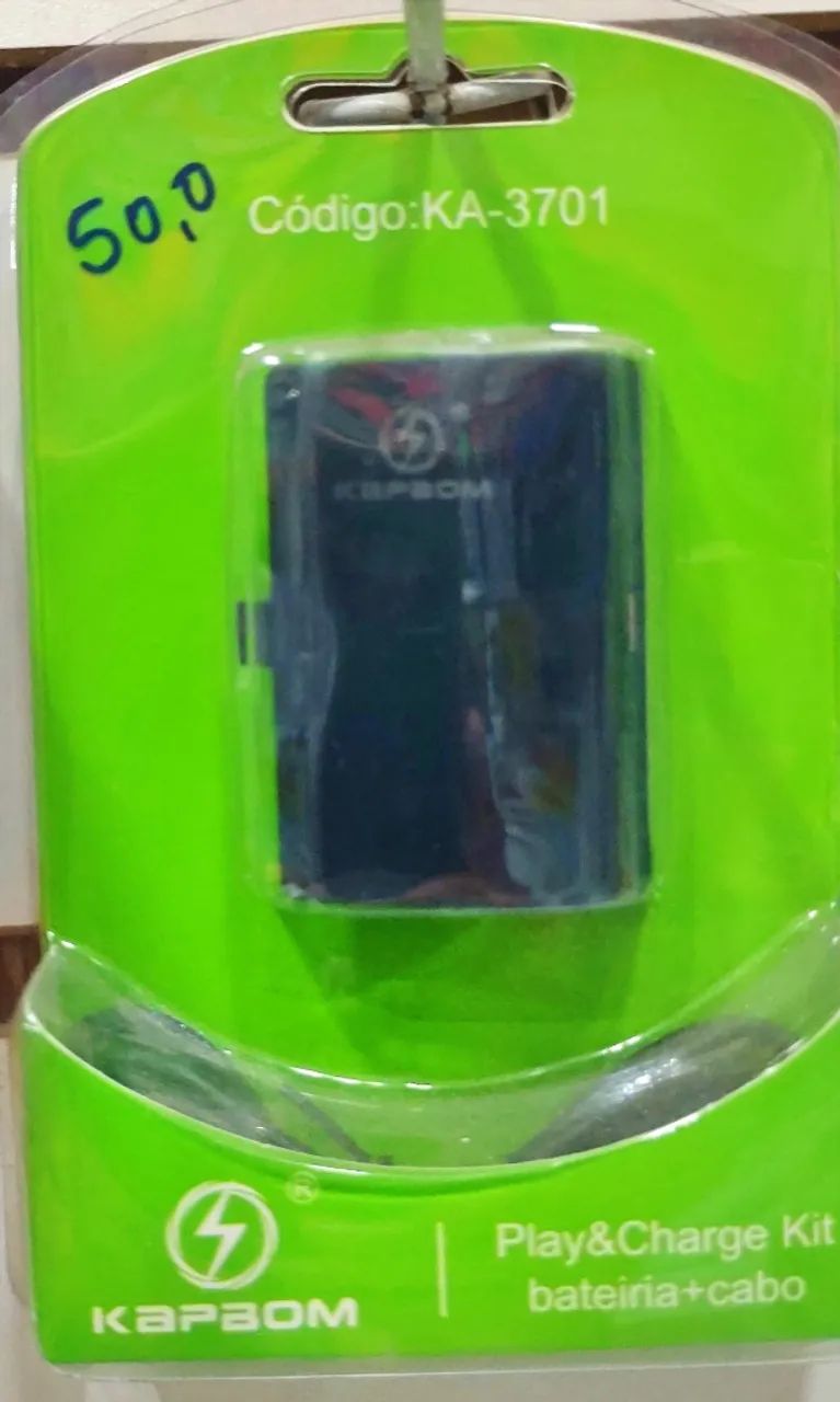 Baterias 800mah + Cabo Usb Compatível Com Xbox One 