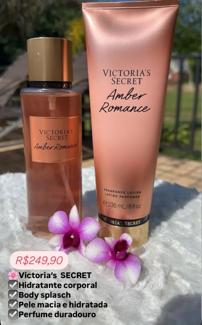 Kit Victoria's Secret Amber Romance - Loção e Perfume