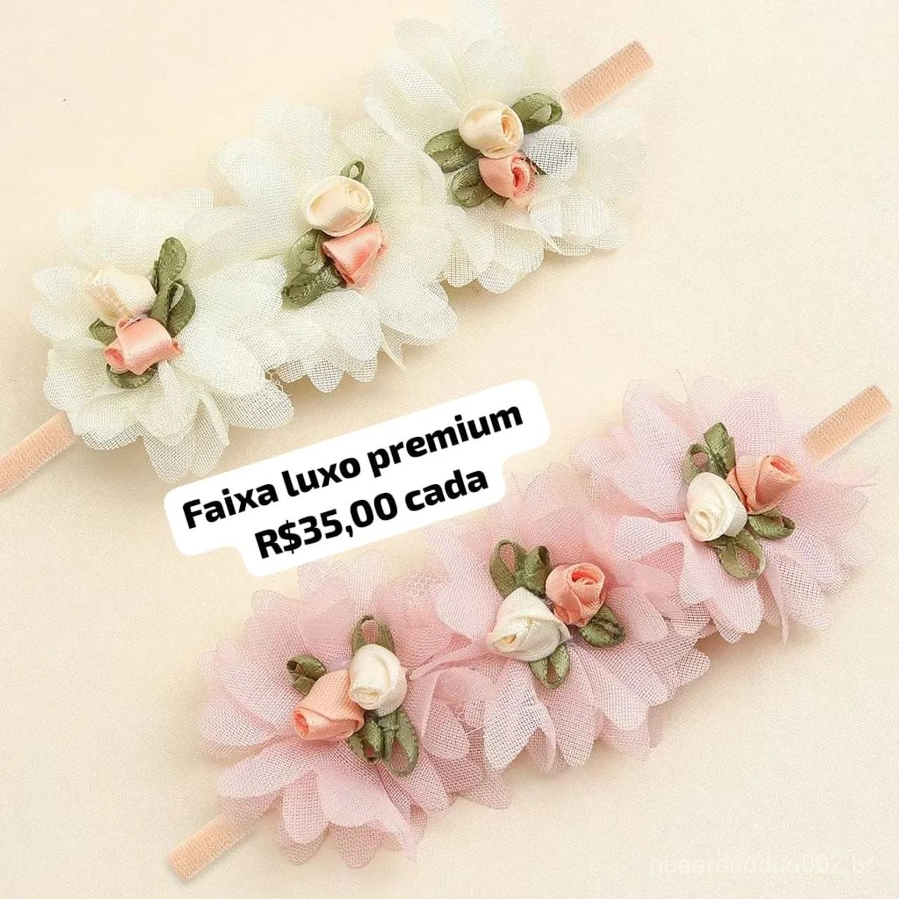 Faixa de cabelo linha premium luxo  - Foto 2