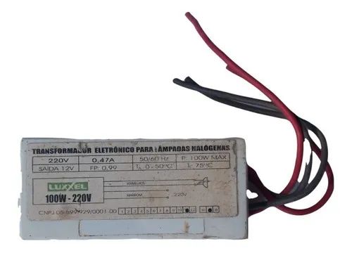 Reator Eletrônico Lâmpada FLuorescente 1x100W 220V Luxxel