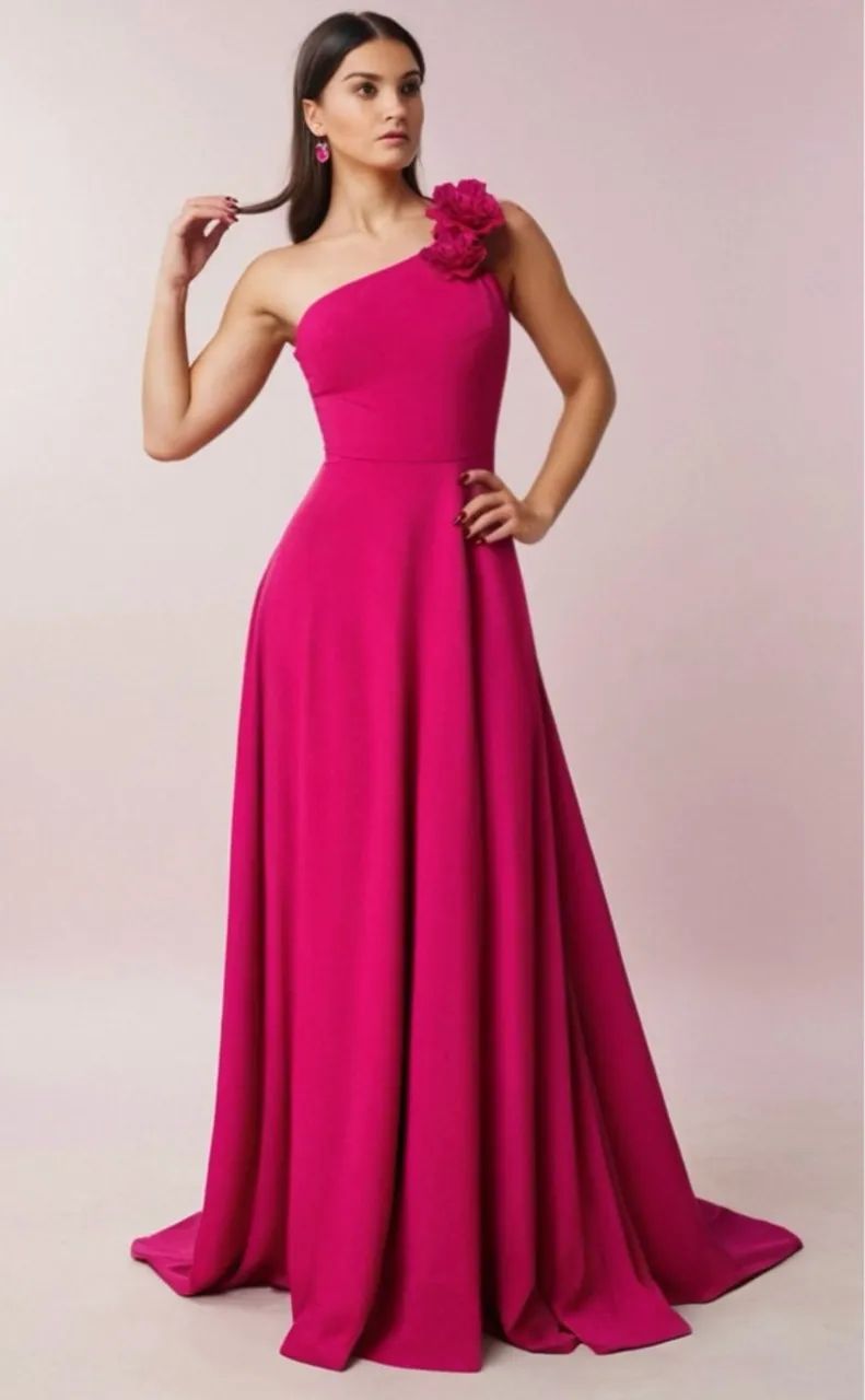 Vestido Longo Rosa de Festa - Um Encanto! - Foto 2