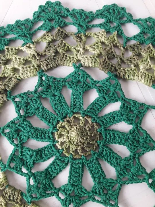 Caminho de Mesa Crochê Oval - Foto 3