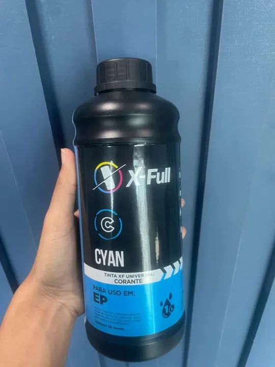 Tinta Epson 504/544 1L Azul Compatível 