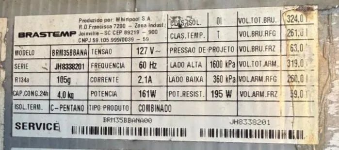 Geladeira Brastemp ( Está em nova Almeida) - Foto 3