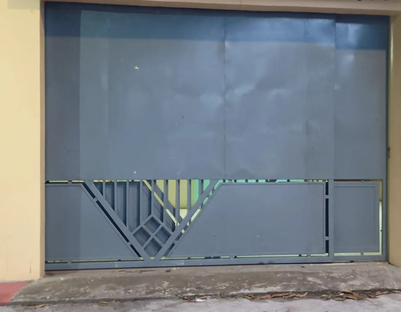 Portão em Metalon galvanizado 3,05 x 2,10