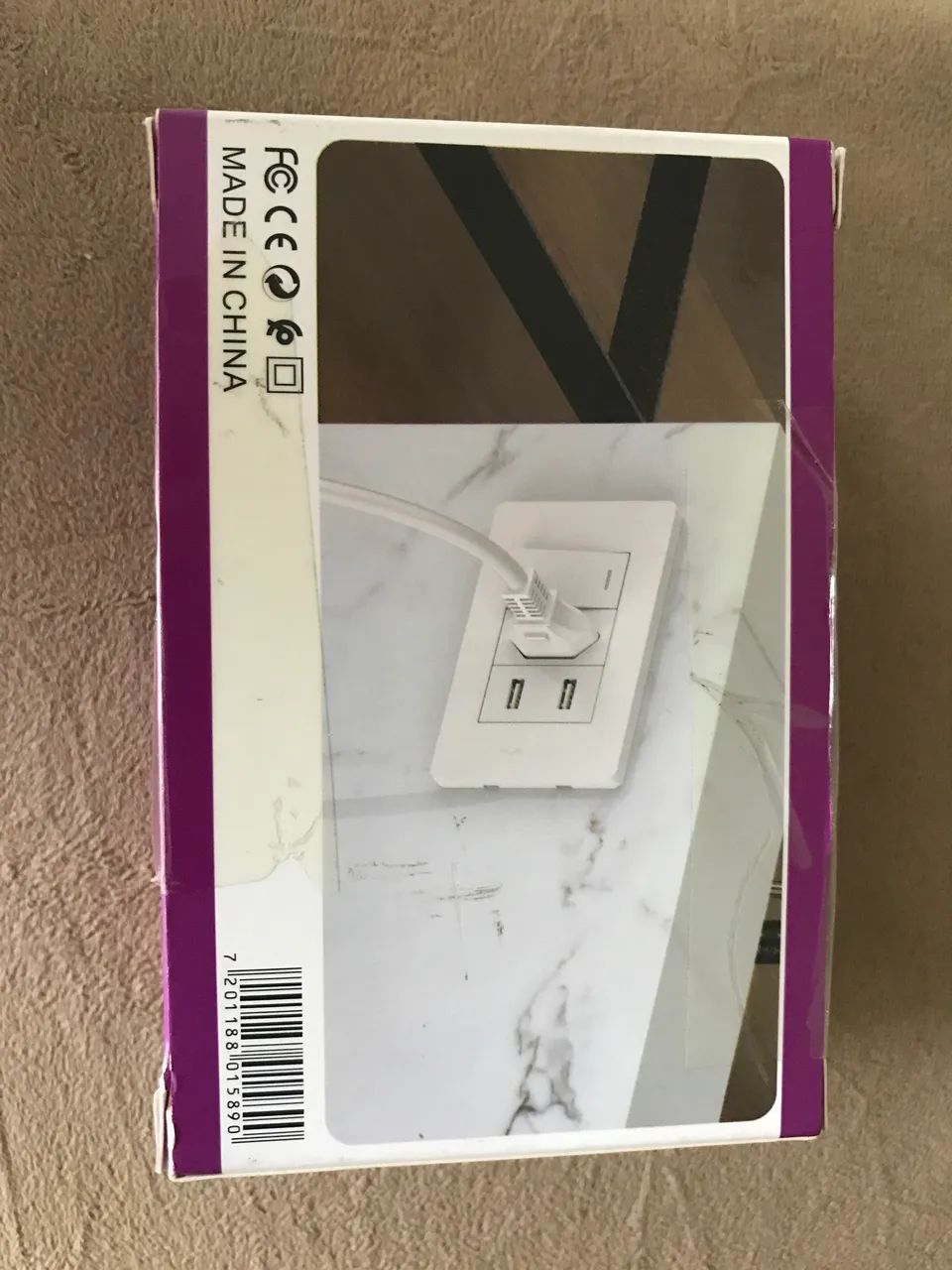 Caixa tomada USB interruptor - Foto 5