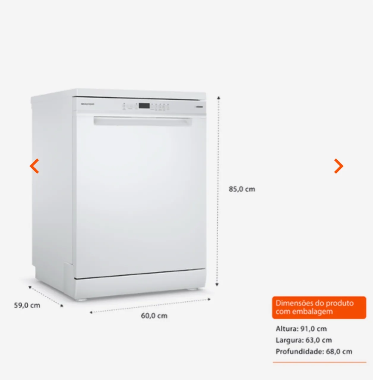 Lava-louças Brastemp 14 serviços