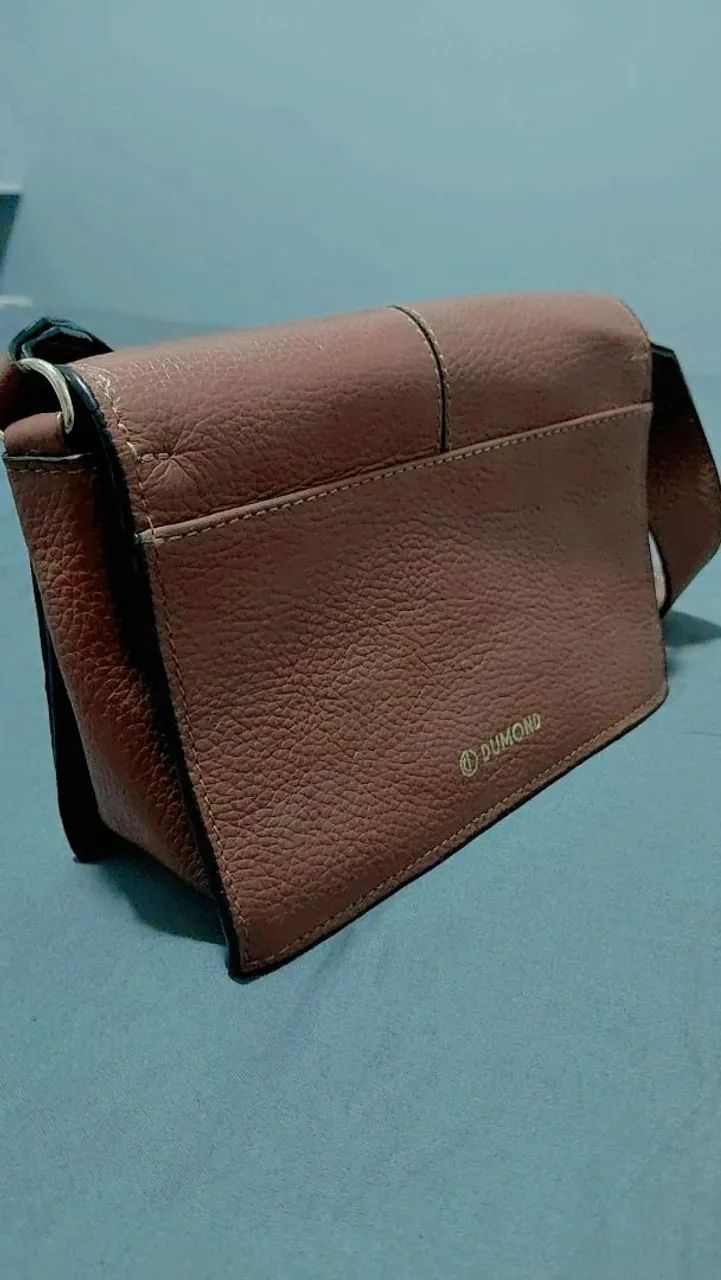 Bolsa de Ombro Marrom Dumond