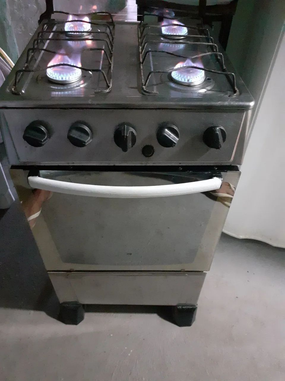 Fogao inox espelhado 4 bocas manual  - Foto 3