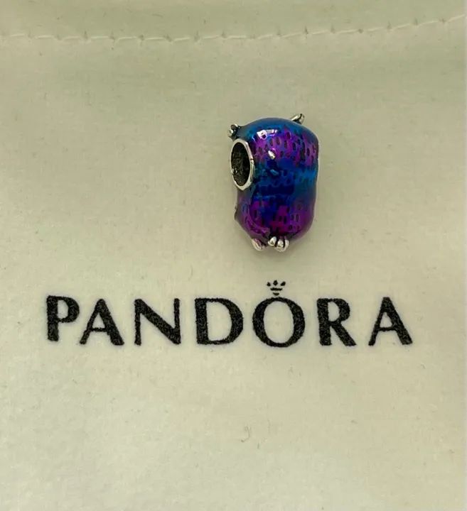 Charm Pandora Coruja com Coração - Foto 2