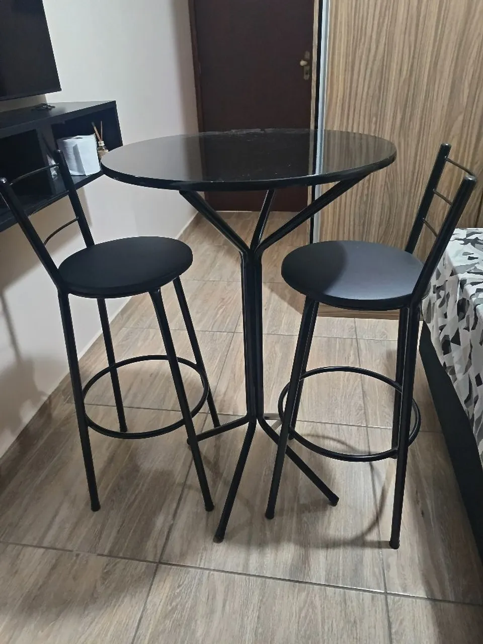 Mesa Bistrô alta 2 lugares