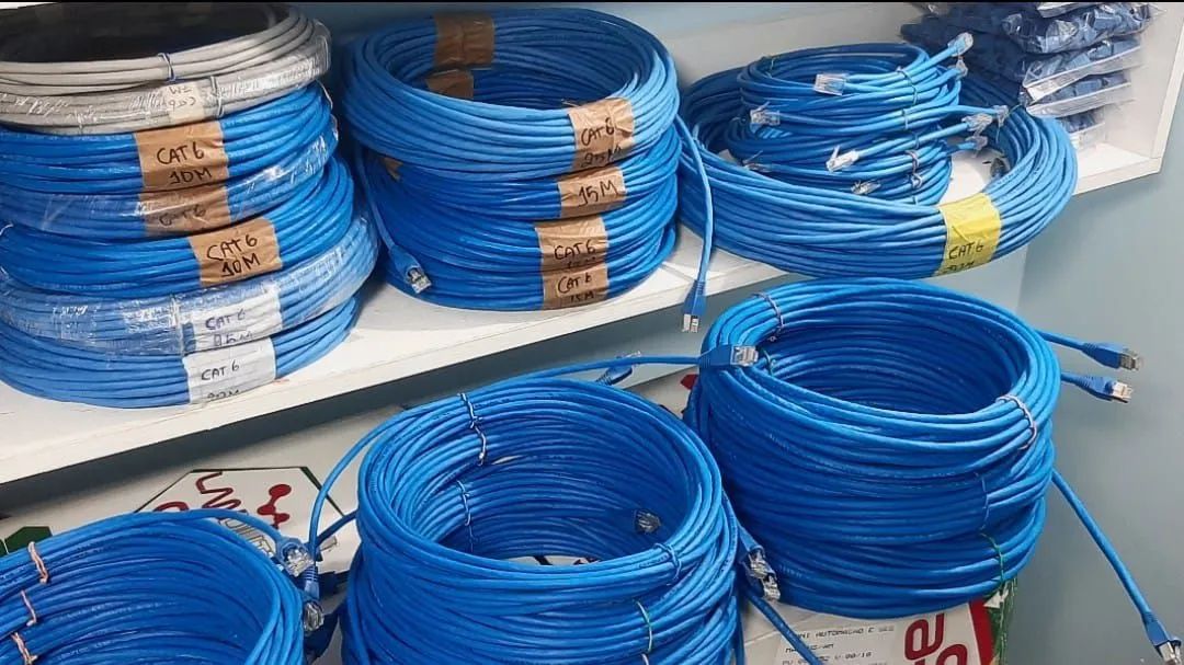 Cabo de rede CAT6 e CAT.5e 100% cobre 3,5,10,15,20,25,30,40,50 metros 250MHZ  - Foto 2