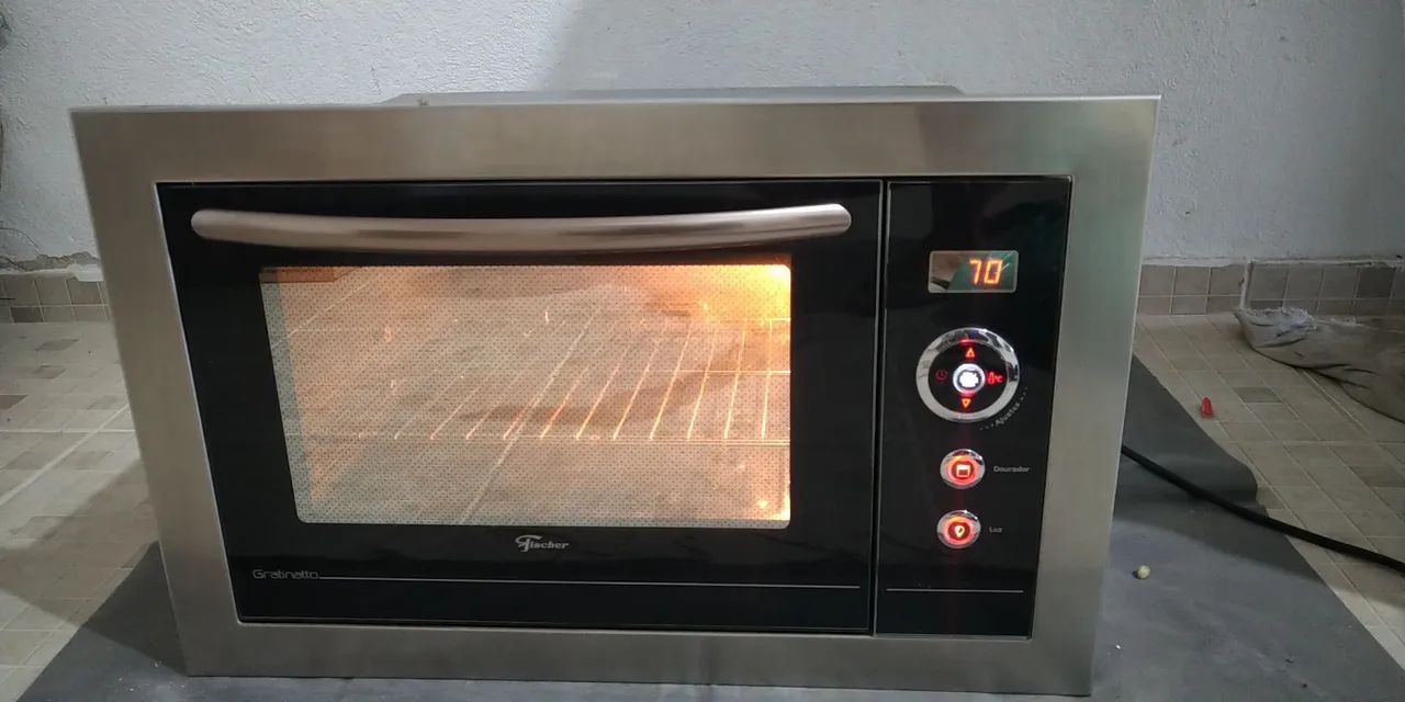 Forno Elétrico de Embutir 44L Inox  - Foto 4