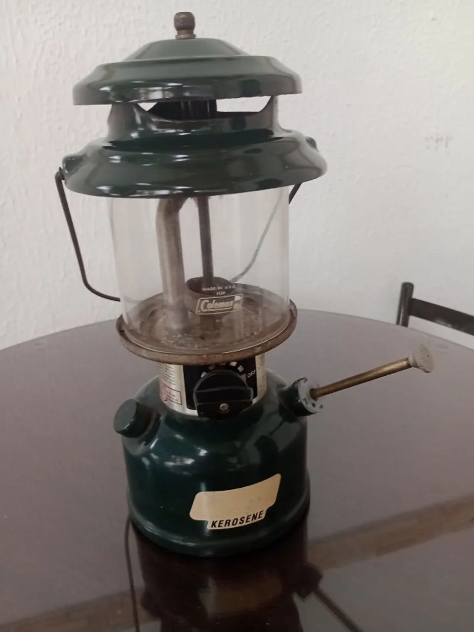 Lampiaõ Coleman a Querosene Made in USA.