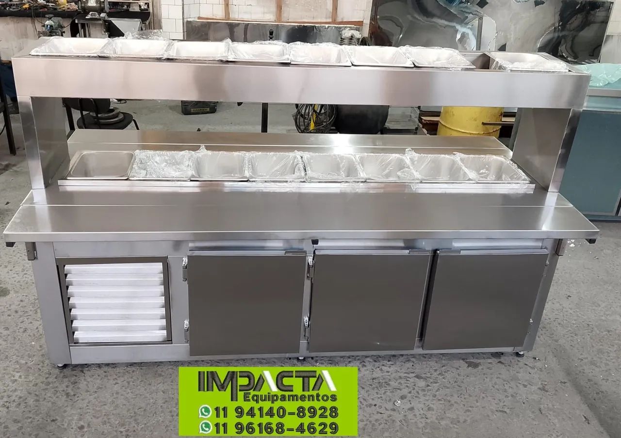 Refrigerador balcão Condimentadora Pizzaiola sob medida  - Foto 2
