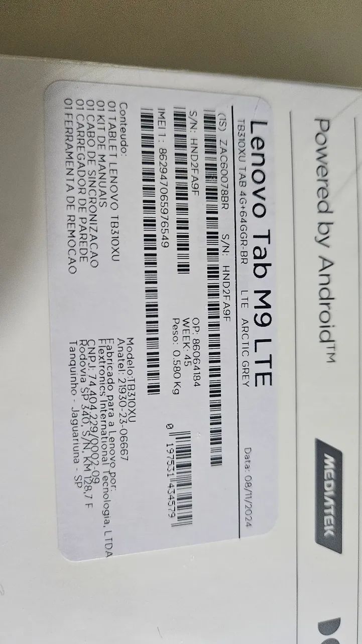 Tablet Lenovo M9 Novo e Lacrado - Foto 4