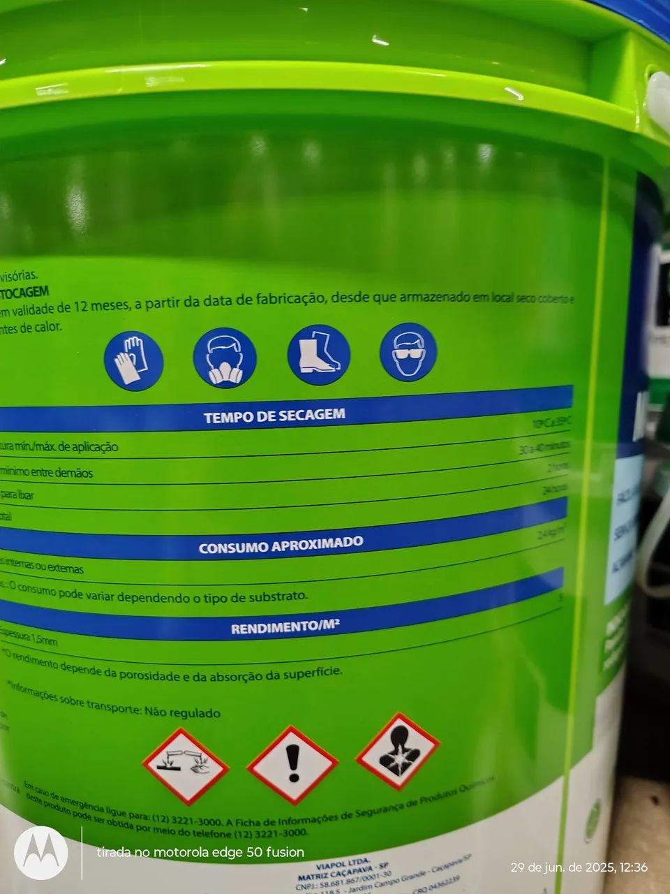 Viaplus Reparo Contra Mofo, Bolor e Bolhas 12 kg - Foto 5