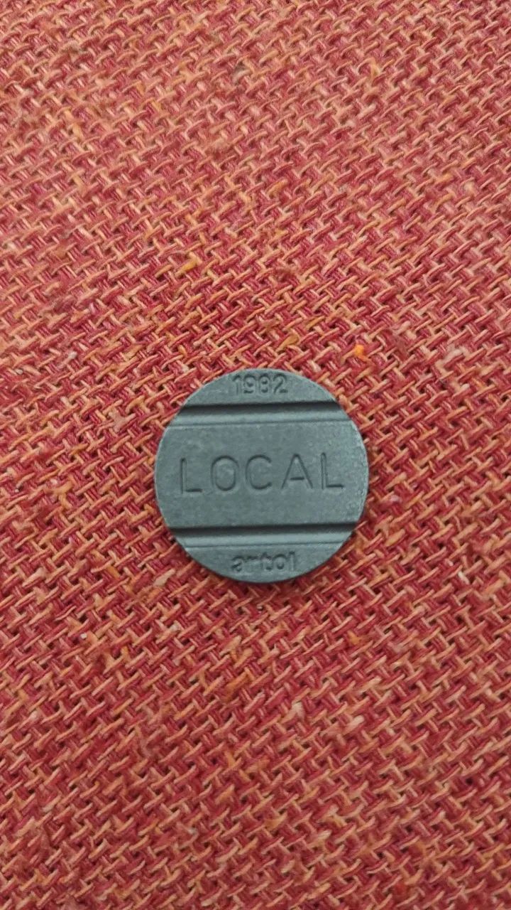 Ficha telefone Local 1982