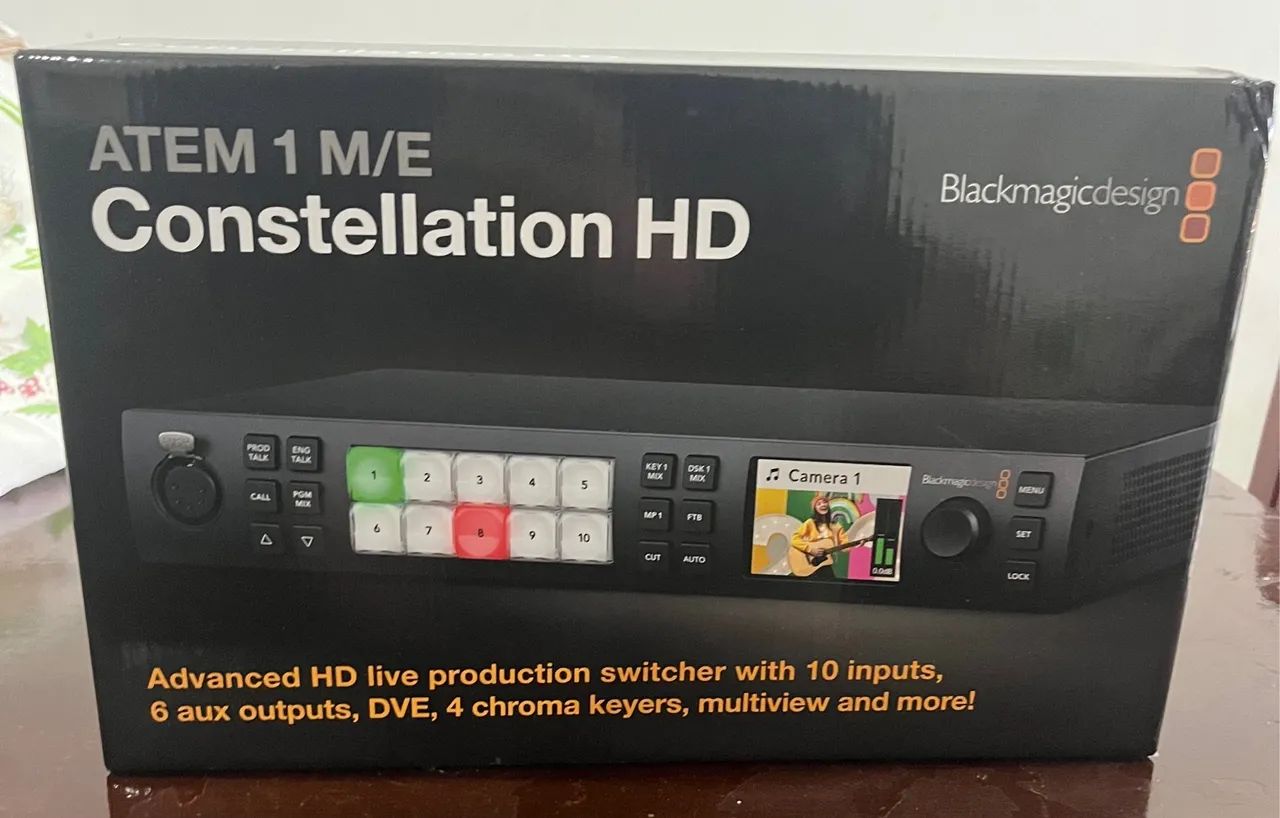 Switcher Blackmagic ATEM 1 M/E Constellation HD (NOVA)  - Foto 2
