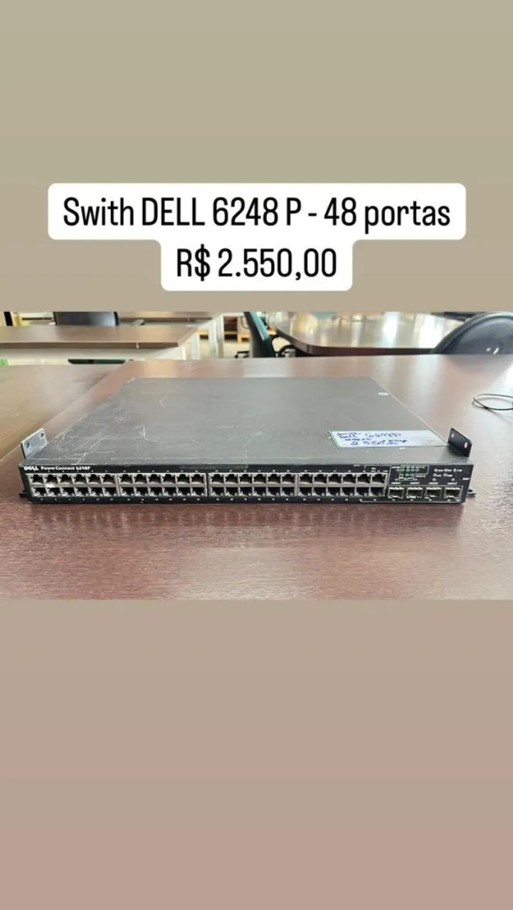 Switch Dell 6248 P - 48 portas