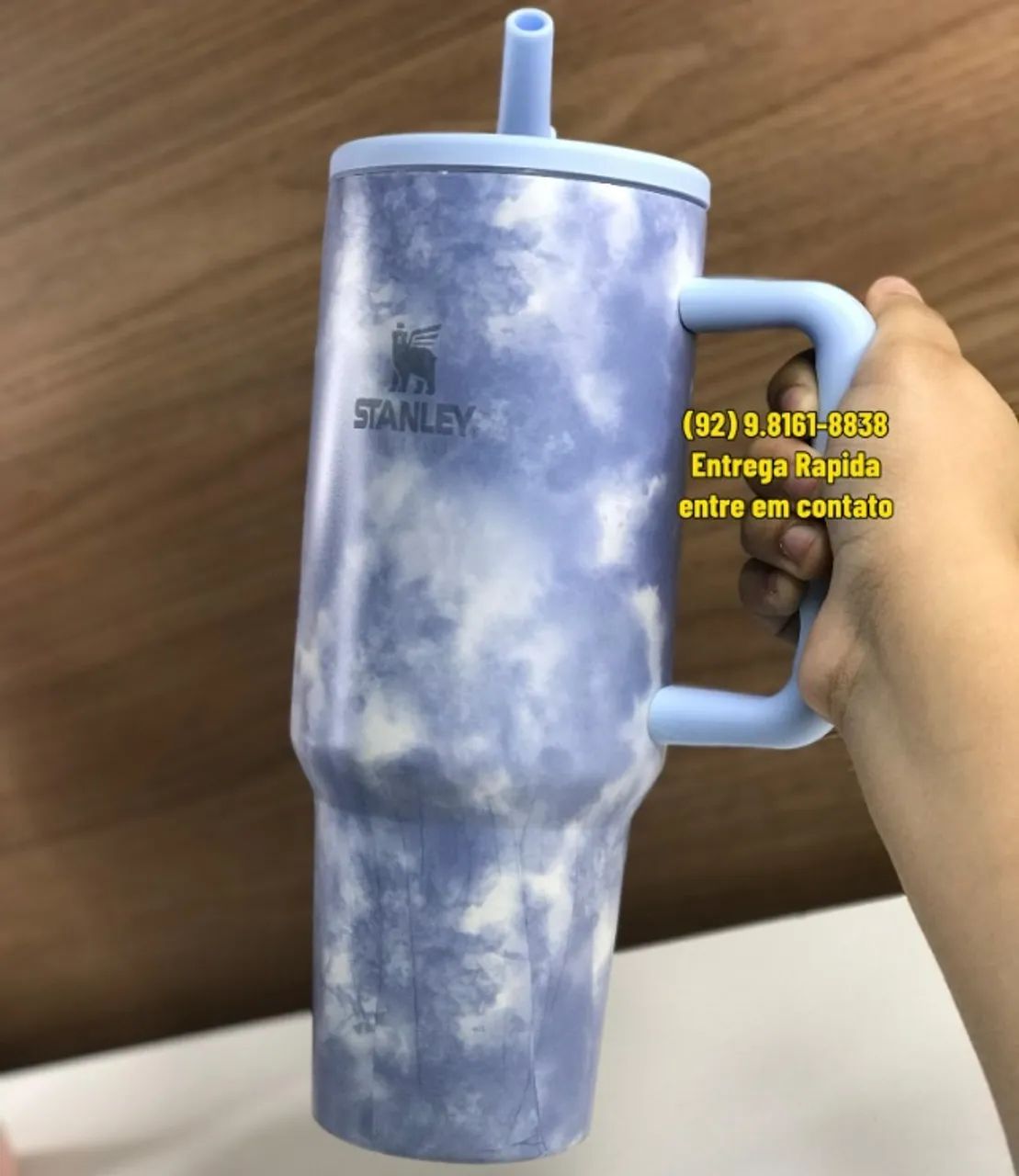 Copo Termico Com Canudo 1200ml  - Foto 3